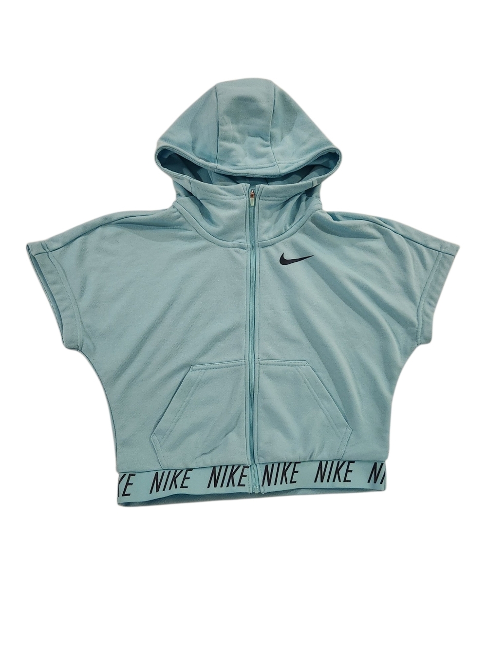Nike Dry Core Hoodie Short Sleeve Sweatshirt Women's Size Medium